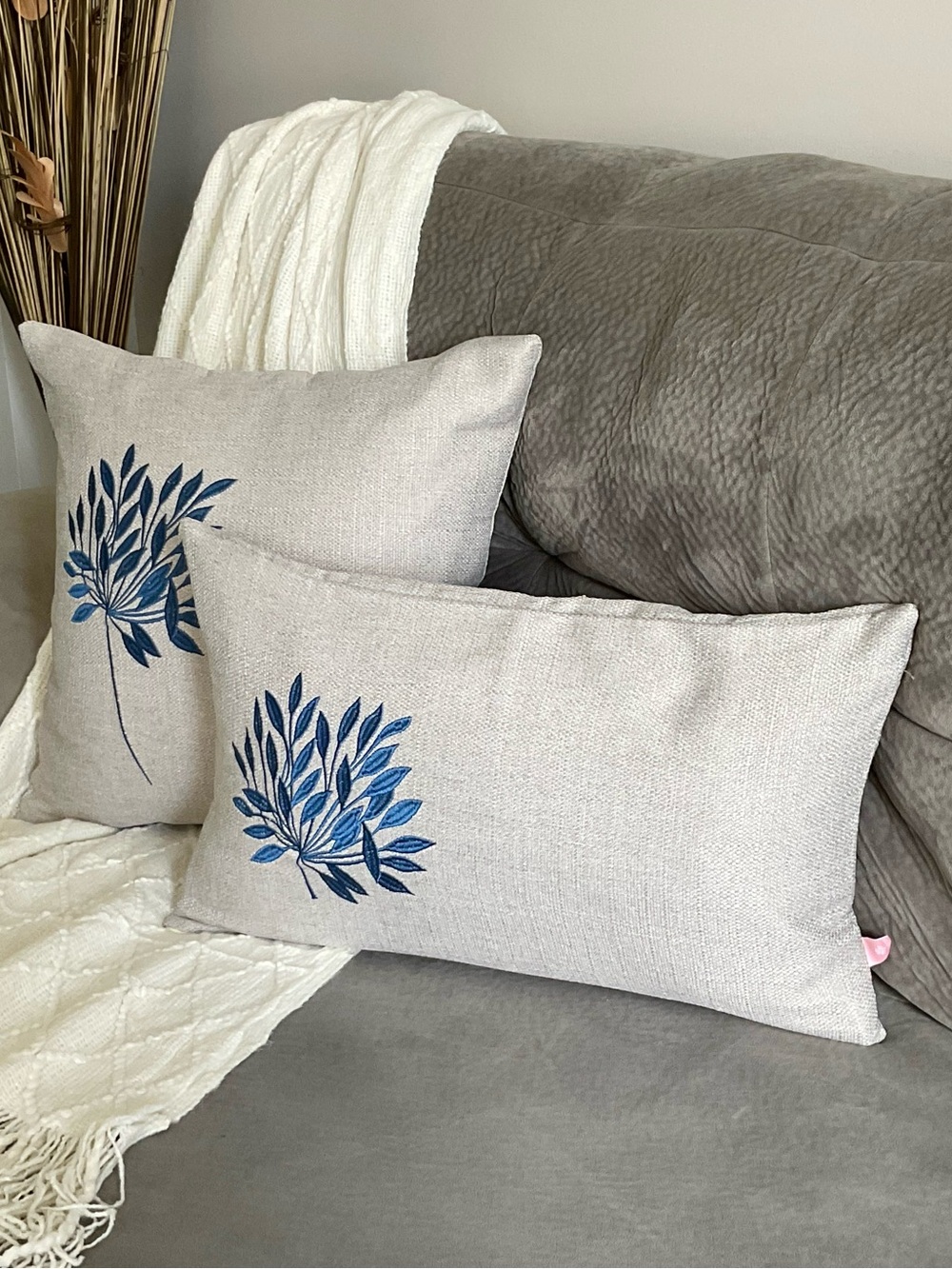 2pcs Pillow covers ((Inner Pillow Not Included)